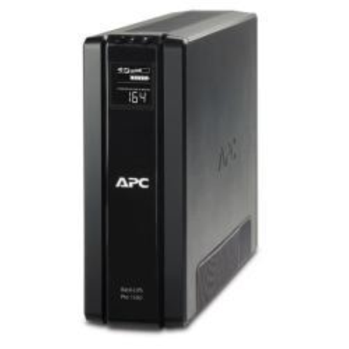 APC BACK-UPS PRO 1200 UPS 1.200VA 720W USCITA AC TYPE F CAVO 1.83M CARICA 8H NERO GARANZIA ITALIA (BR1200G-GR)